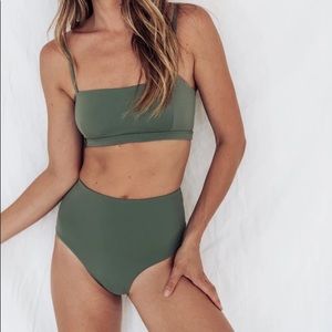 💚sage green wanderlust bikini set💚
